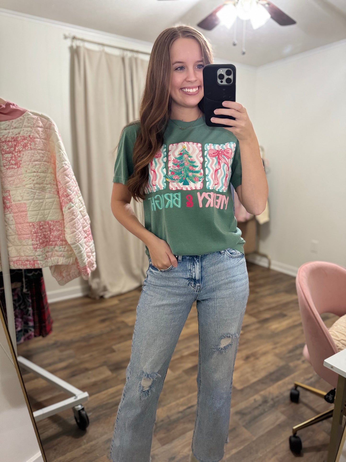 Final Sale Merry and Bright Tee