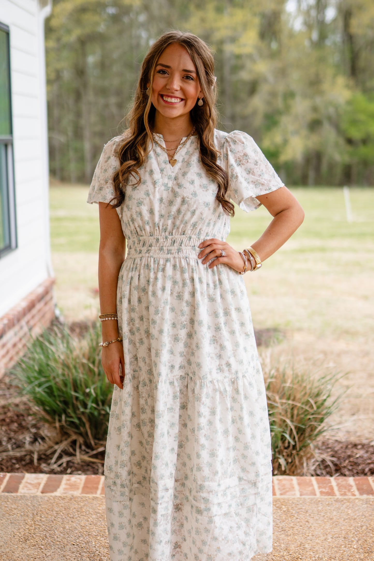 Dusty Sage Spring Maxi