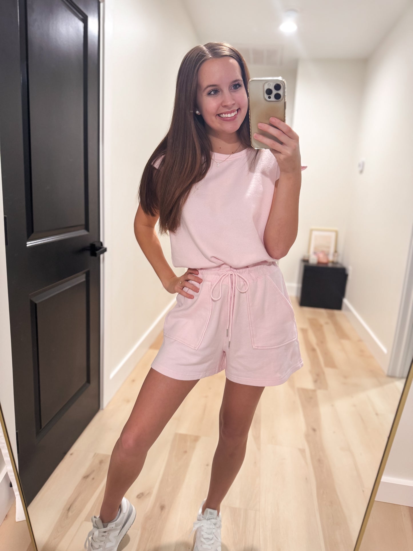 *Final Sale* Pink Blossom Romper