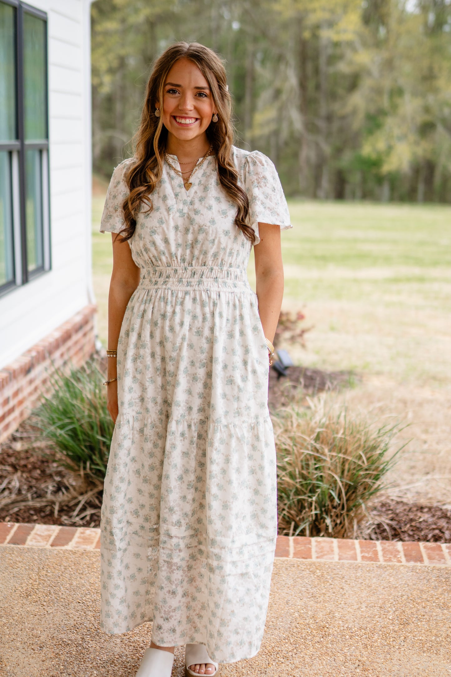 Dusty Sage Spring Maxi