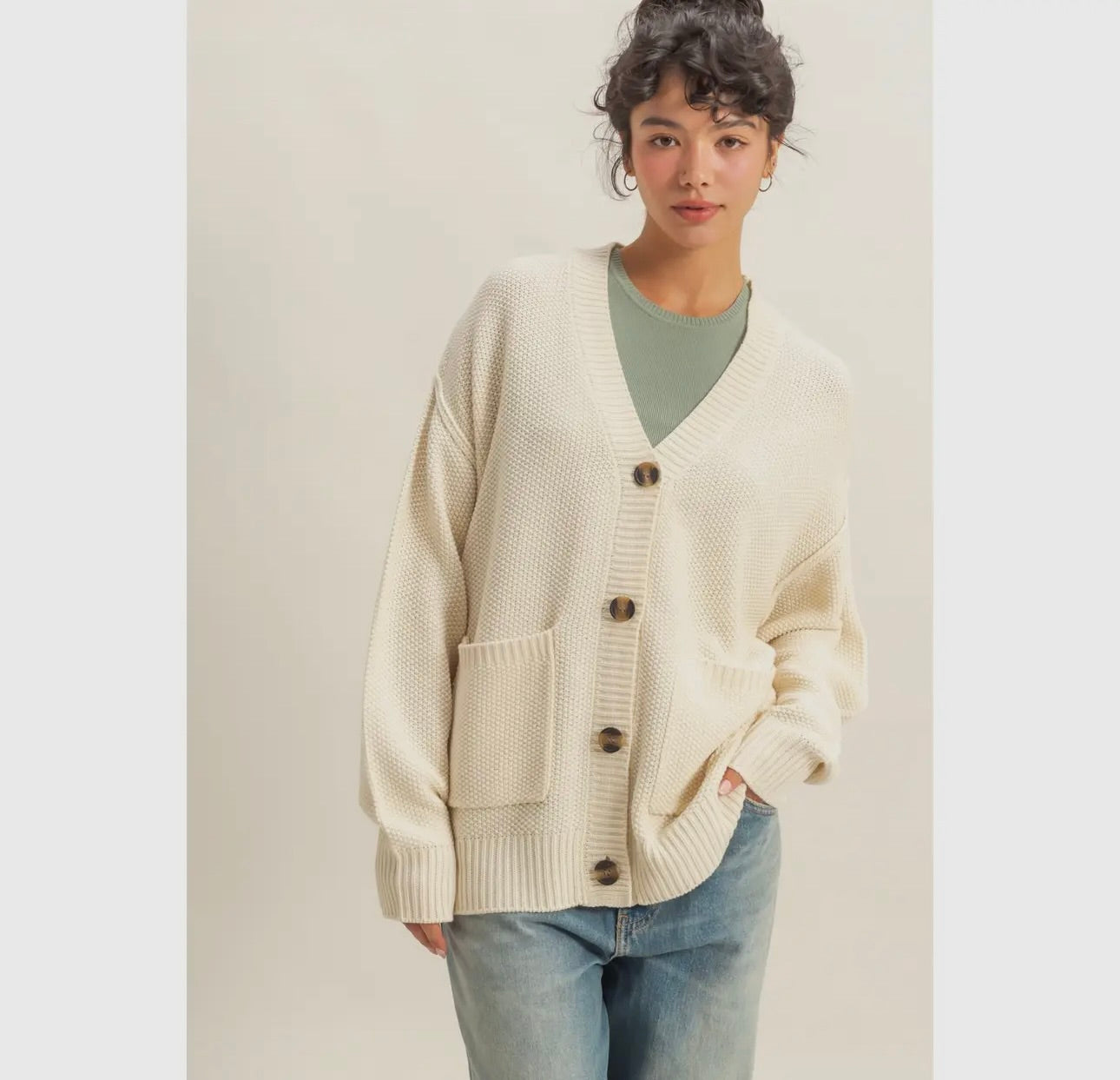 Maple & Grace Oversized Cardigan