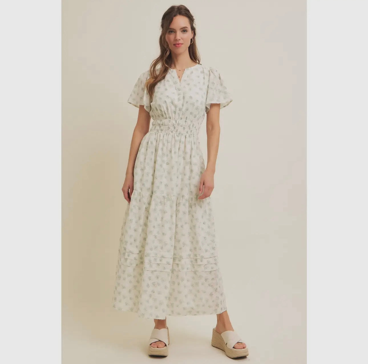 Dusty Sage Spring Maxi