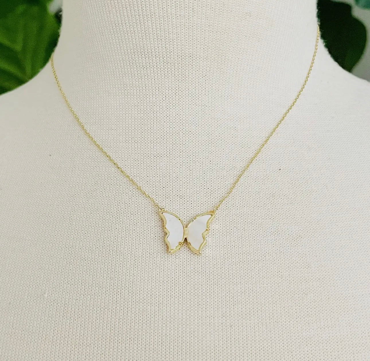 Glam Butterfly Reversible Necklace