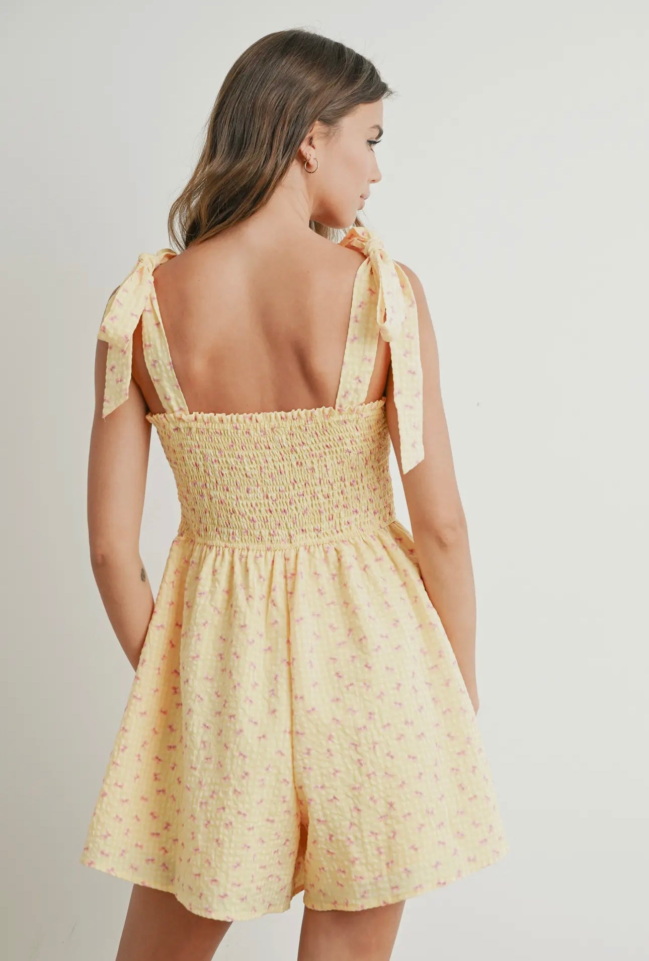 Sunkissed Bow Smocked Romper