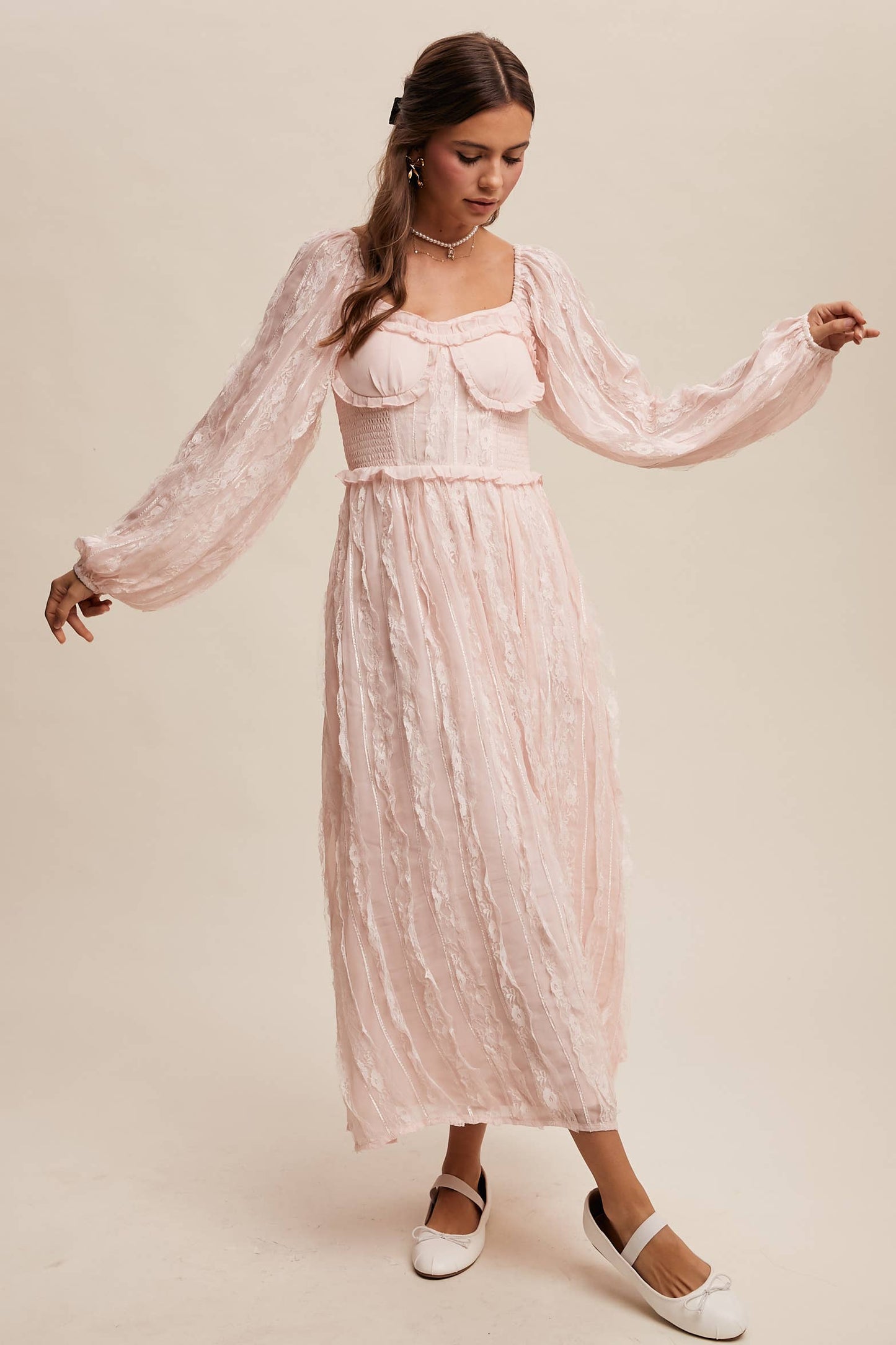 Tinsel Twirl Maxi Dress