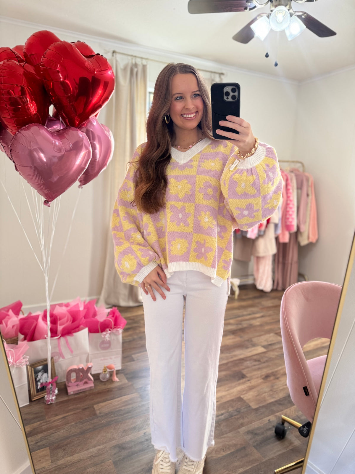Final Sale Daisy Daydream Oversized Sweater