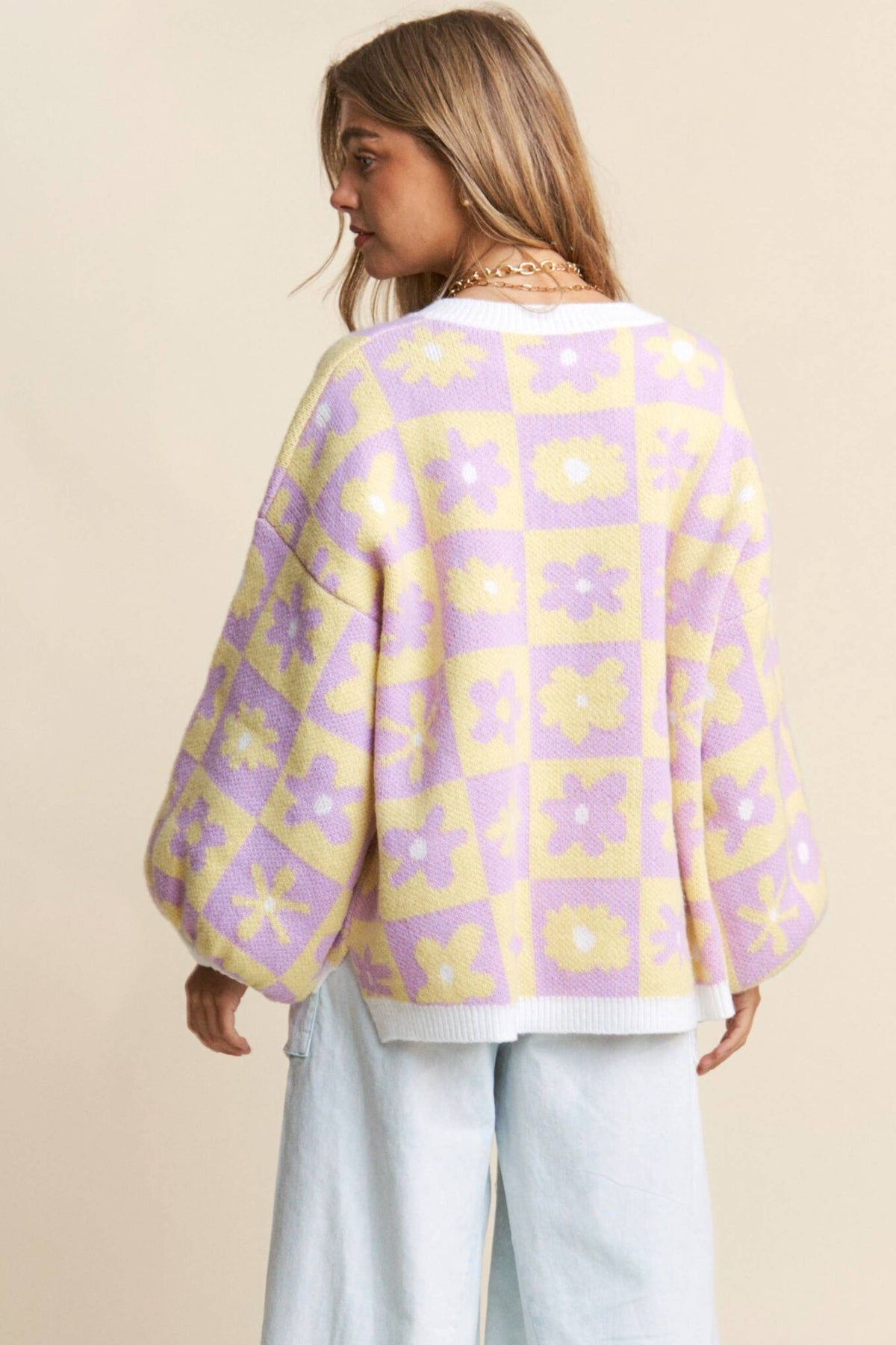 Final Sale Daisy Daydream Oversized Sweater