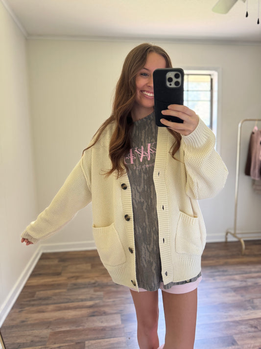 Maple & Grace Oversized Cardigan