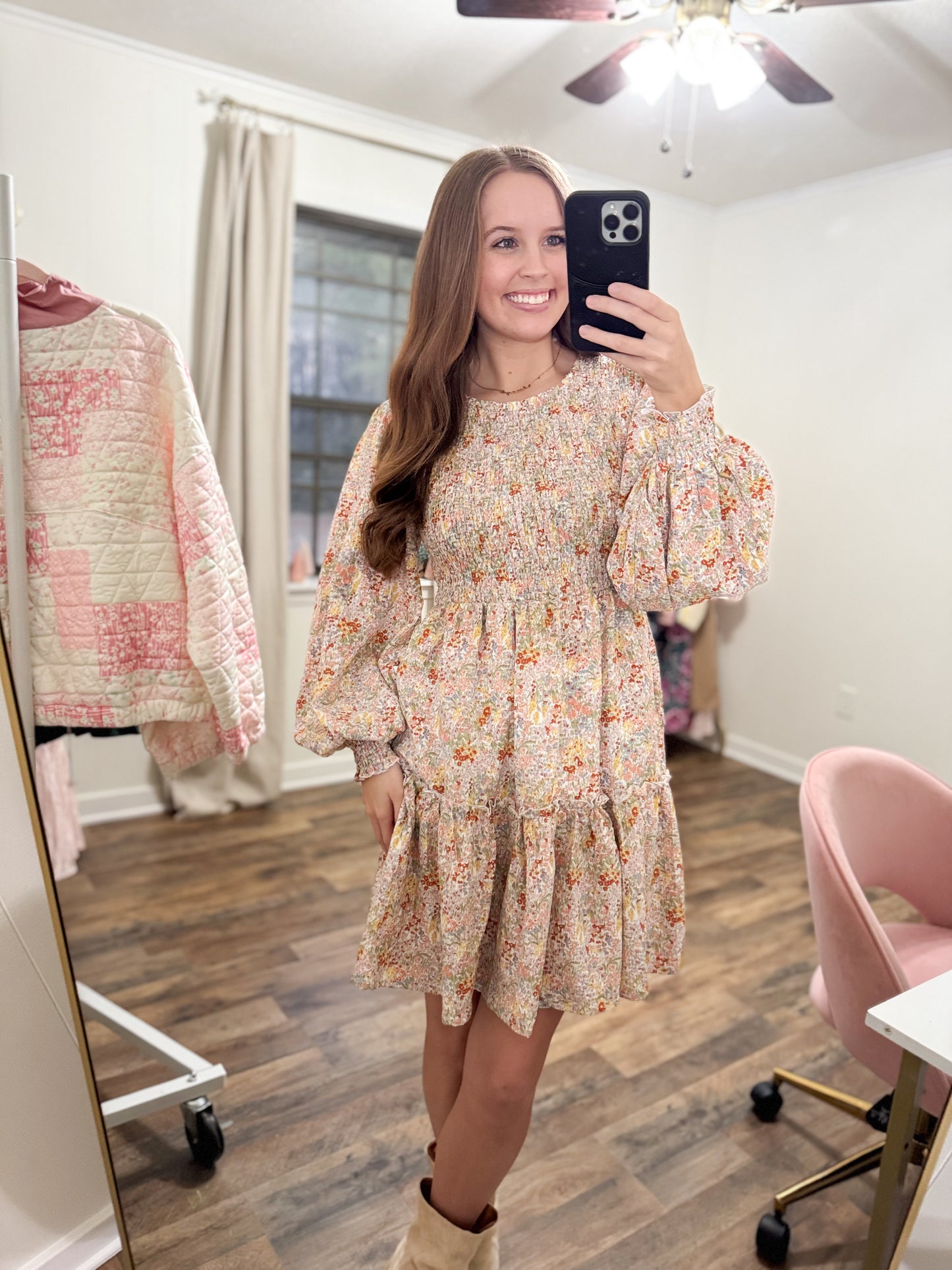 New Mercies Smocked Dress