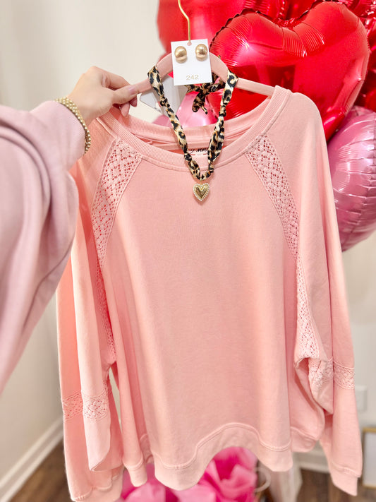 PLUS SIZE - Rosewater Comfort Top