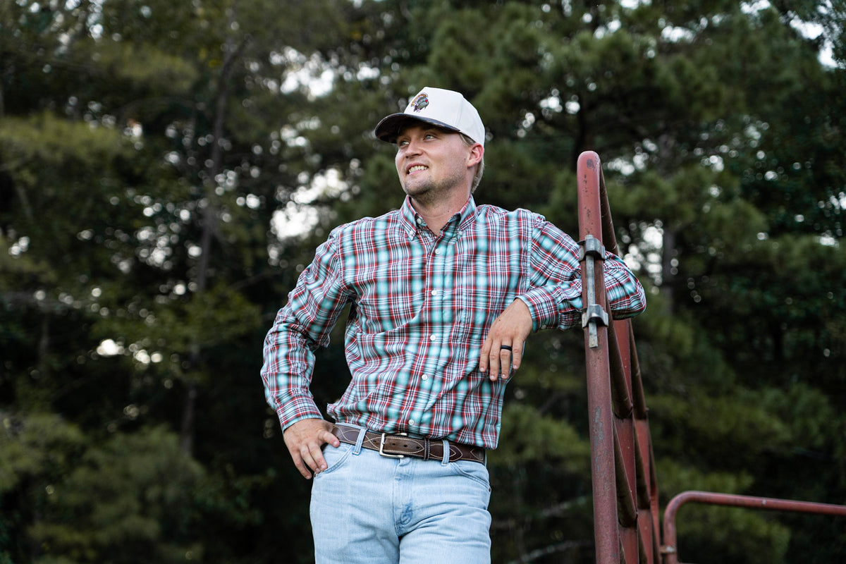 The Red Clay Button Up
