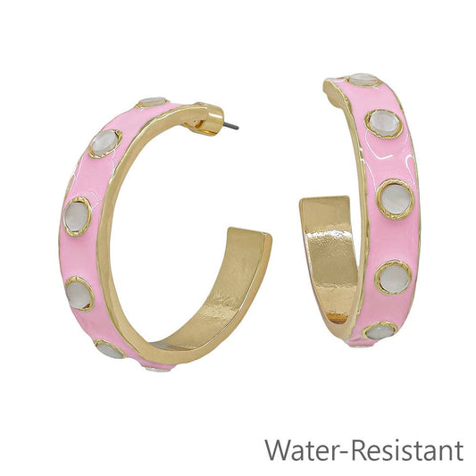 Perfect Plan Pink Hoops