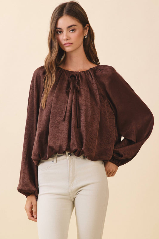 Final Sale Cocoa Bells Blouse