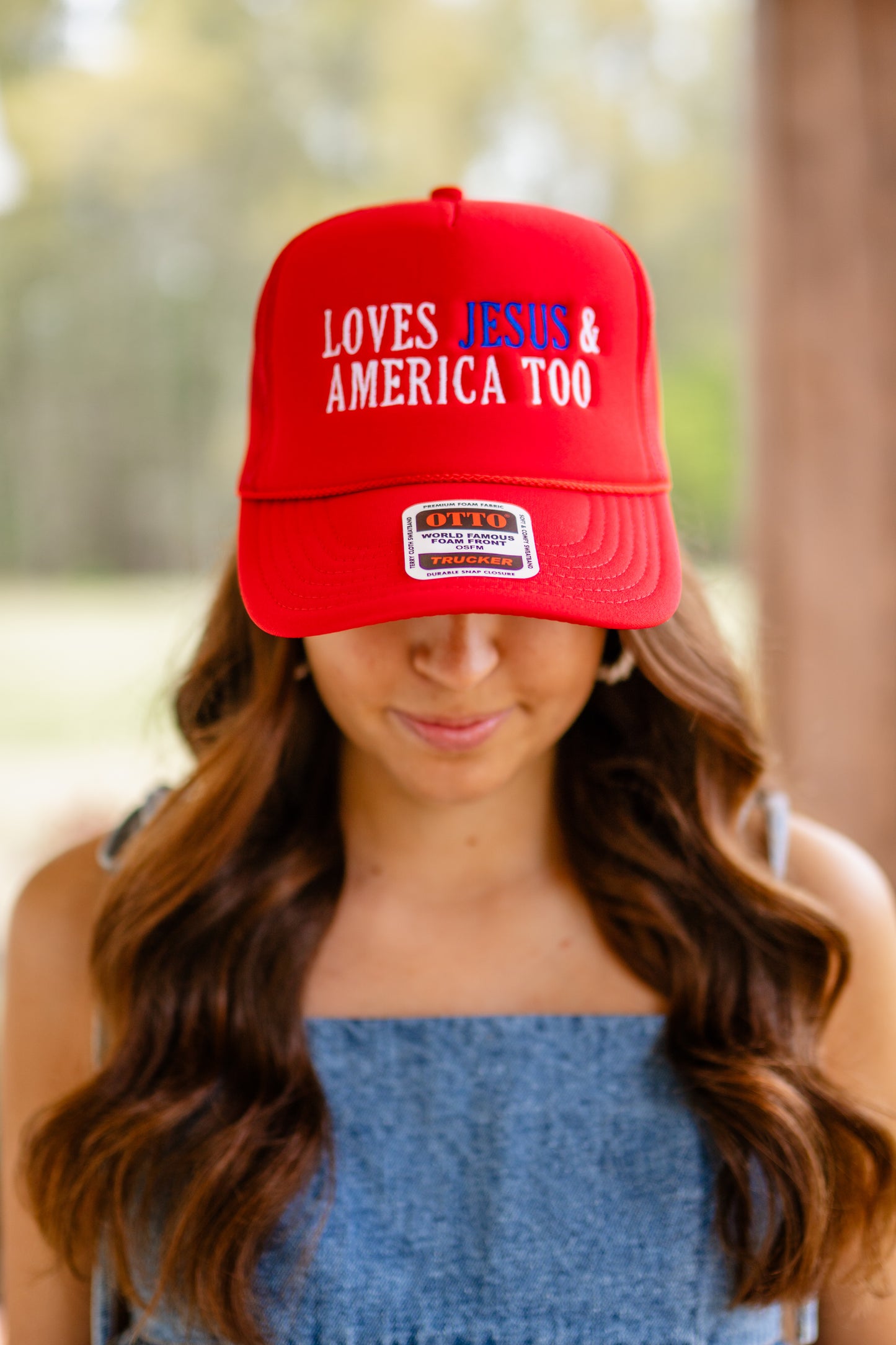Loves Jesus & America Too Cap