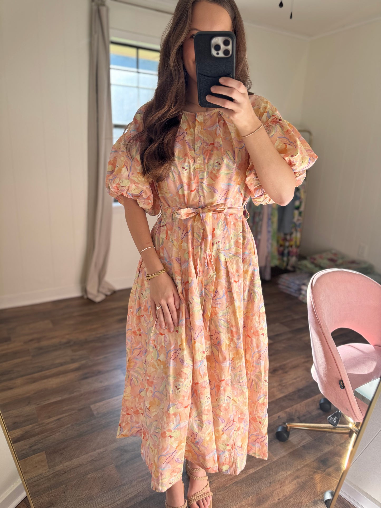 Pure Peach Blossom Midi