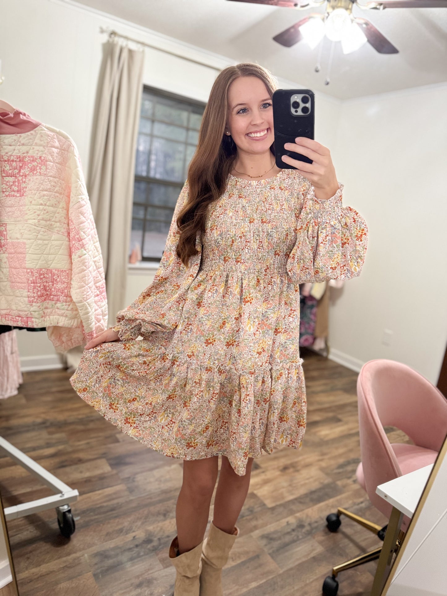 New Mercies Smocked Dress