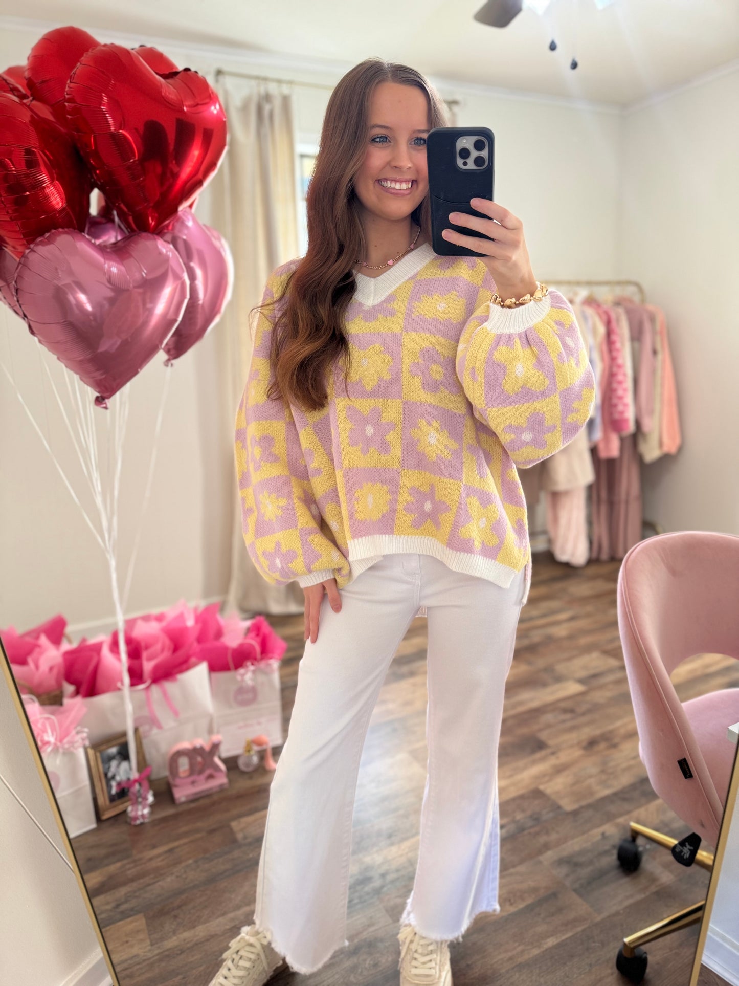 Daisy Daydream Oversized Sweater