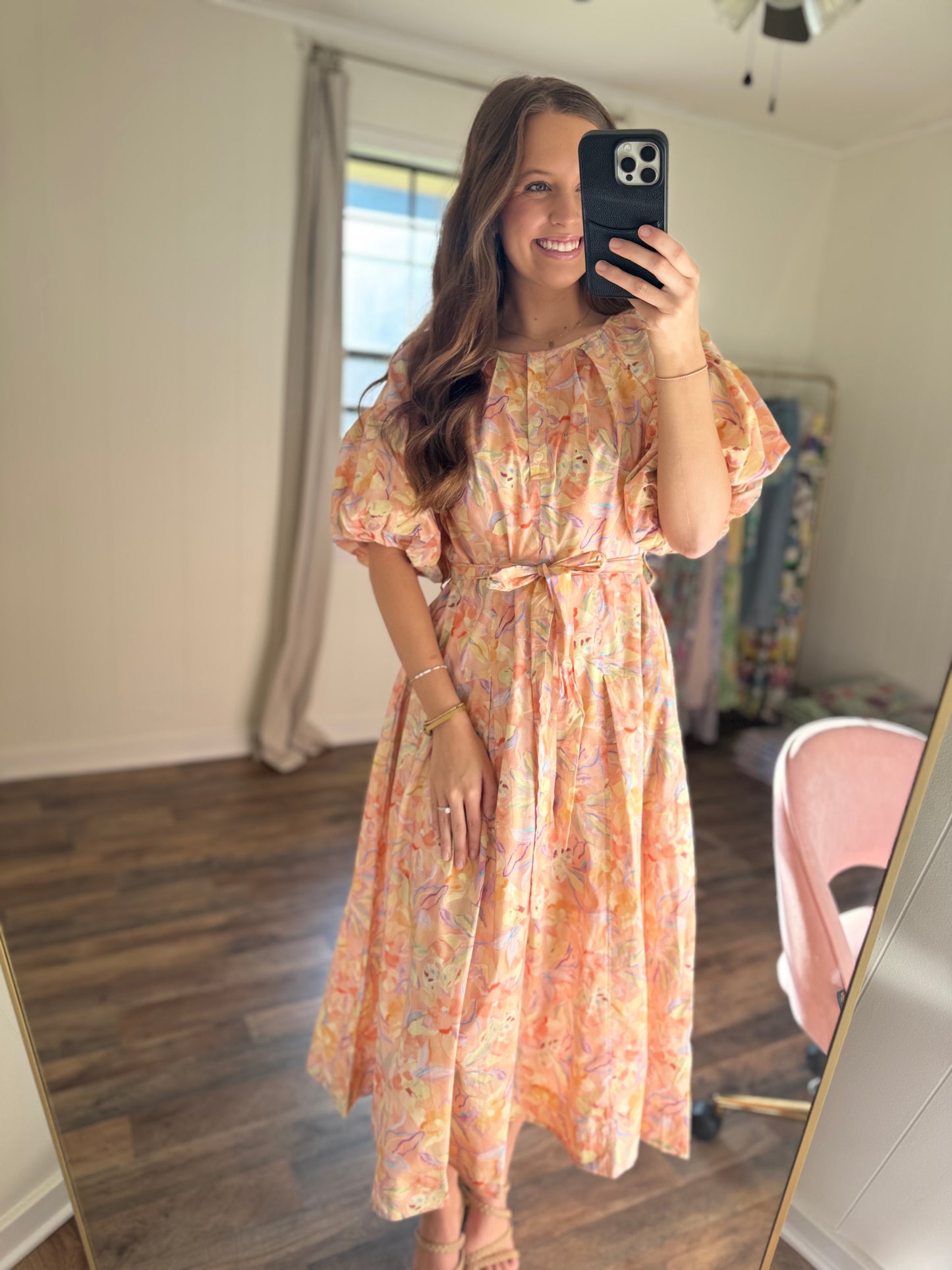 Pure Peach Blossom Midi
