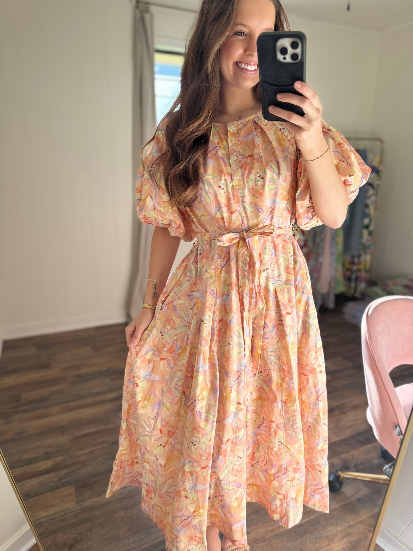 Pure Peach Blossom Midi