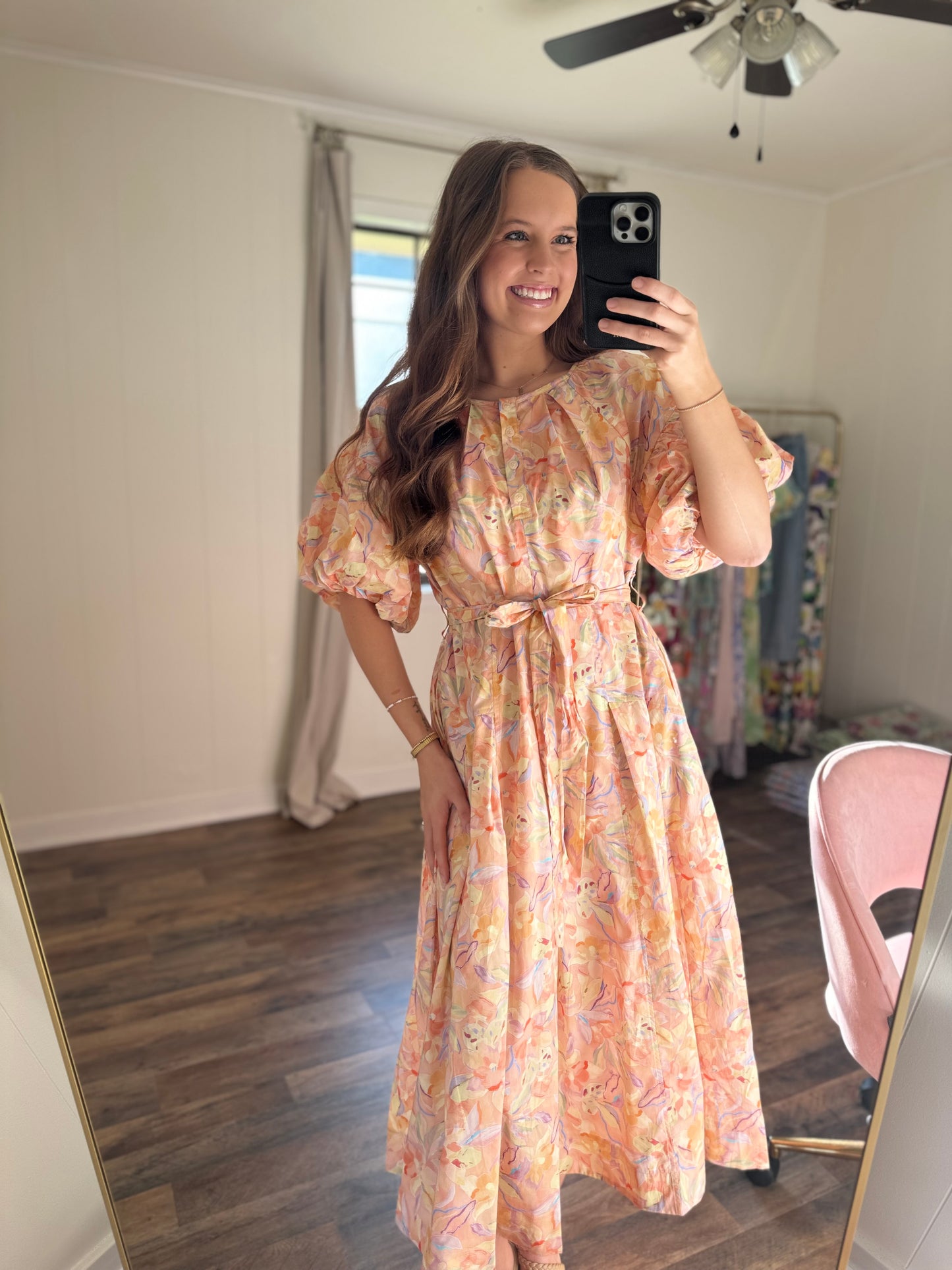 Pure Peach Blossom Midi