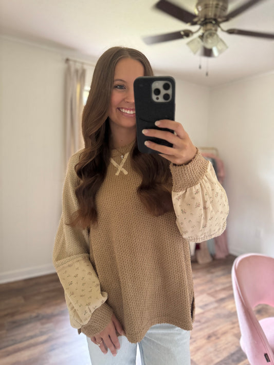 Rooted in Peace Knit Top