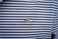 The Golden Links Stripe Flyway Polo