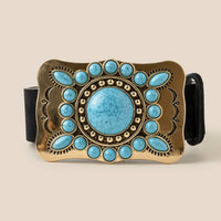 Final Sale Buckle Up Belt (Black and Brown)