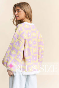 Final Sale Daisy Daydream Oversized Sweater
