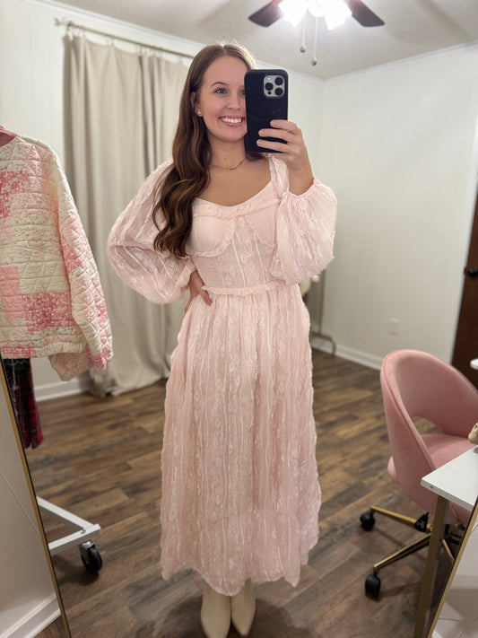 Tinsel Twirl Maxi Dress