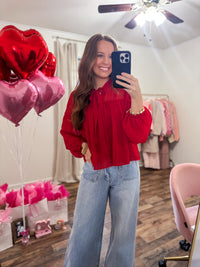 Final Sale Ribbon & Redeemer Blouse