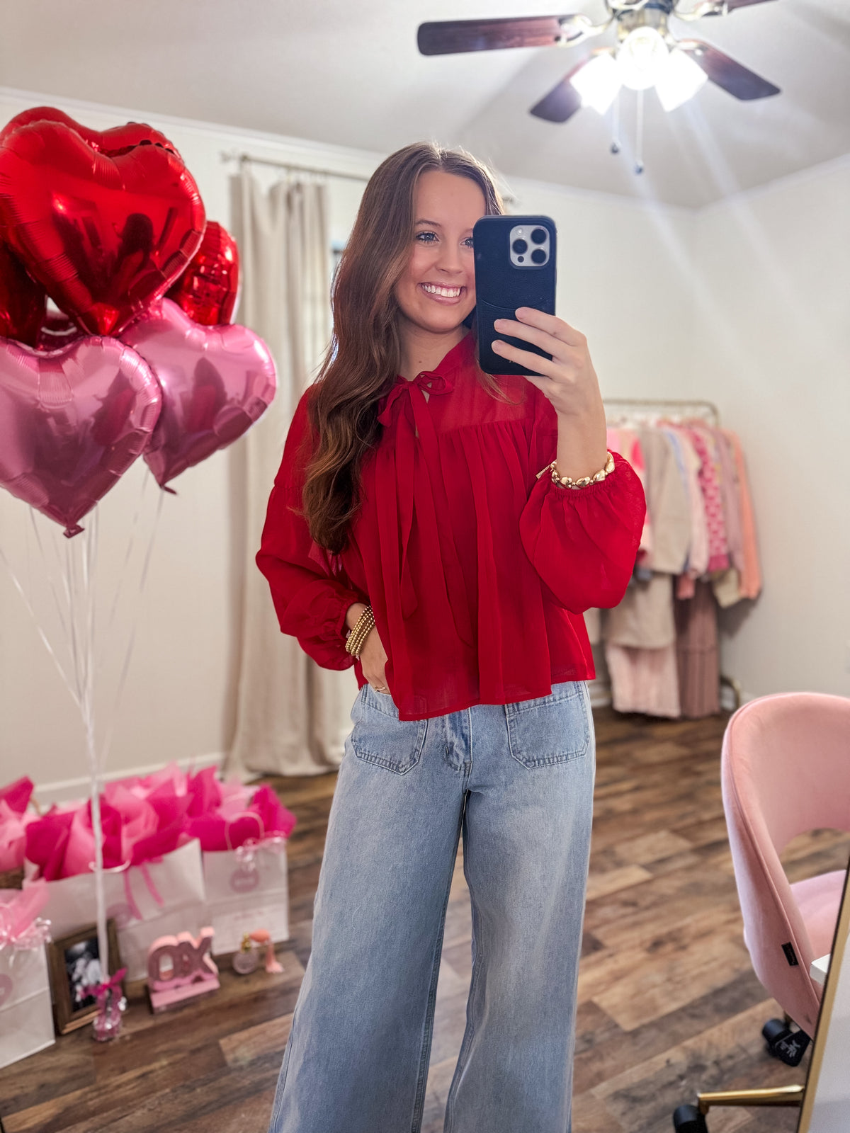 Final Sale Ribbon & Redeemer Blouse