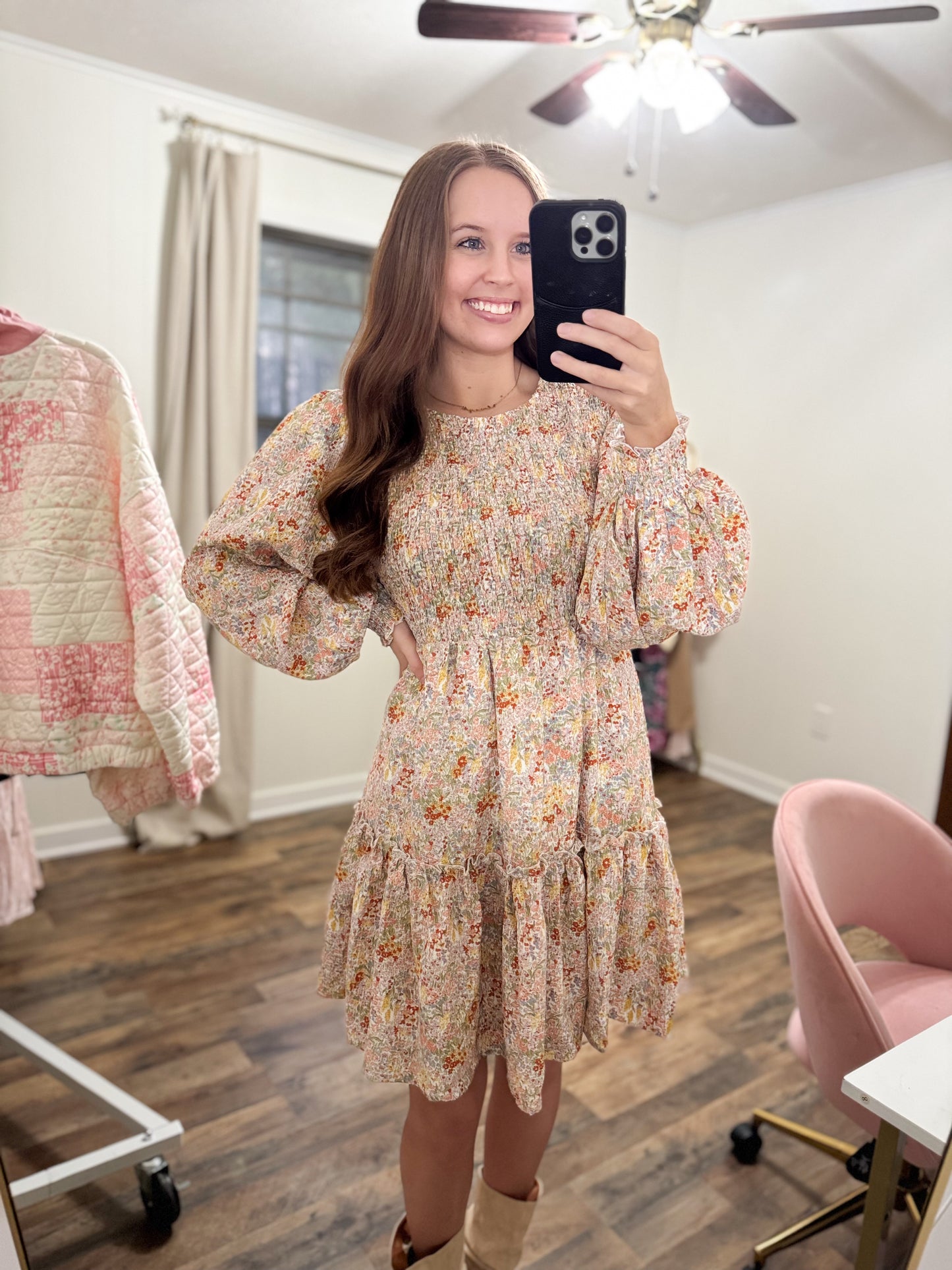 New Mercies Smocked Dress