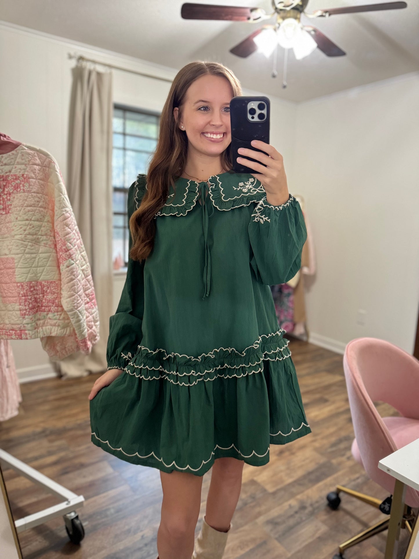 Evergreen Glam Dress