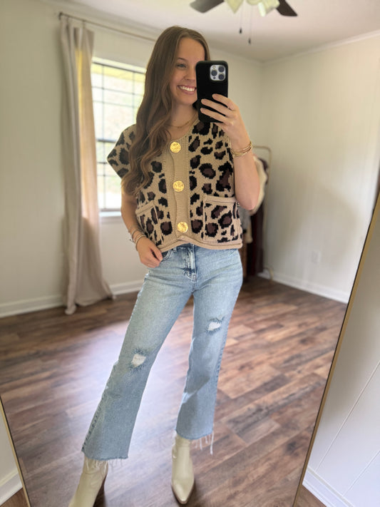 Bold and Fearless Leopard Sweater