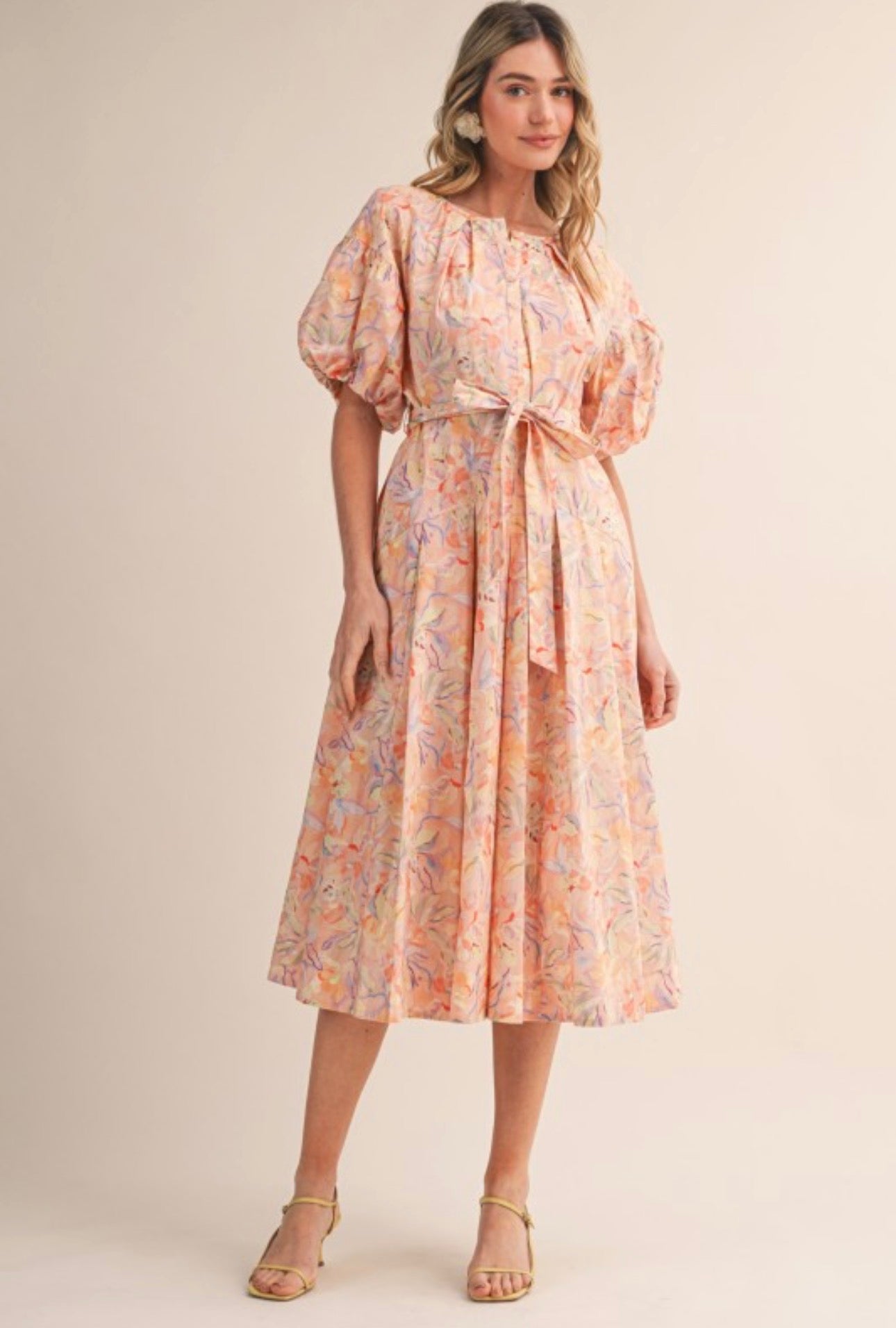 Pure Peach Blossom Midi