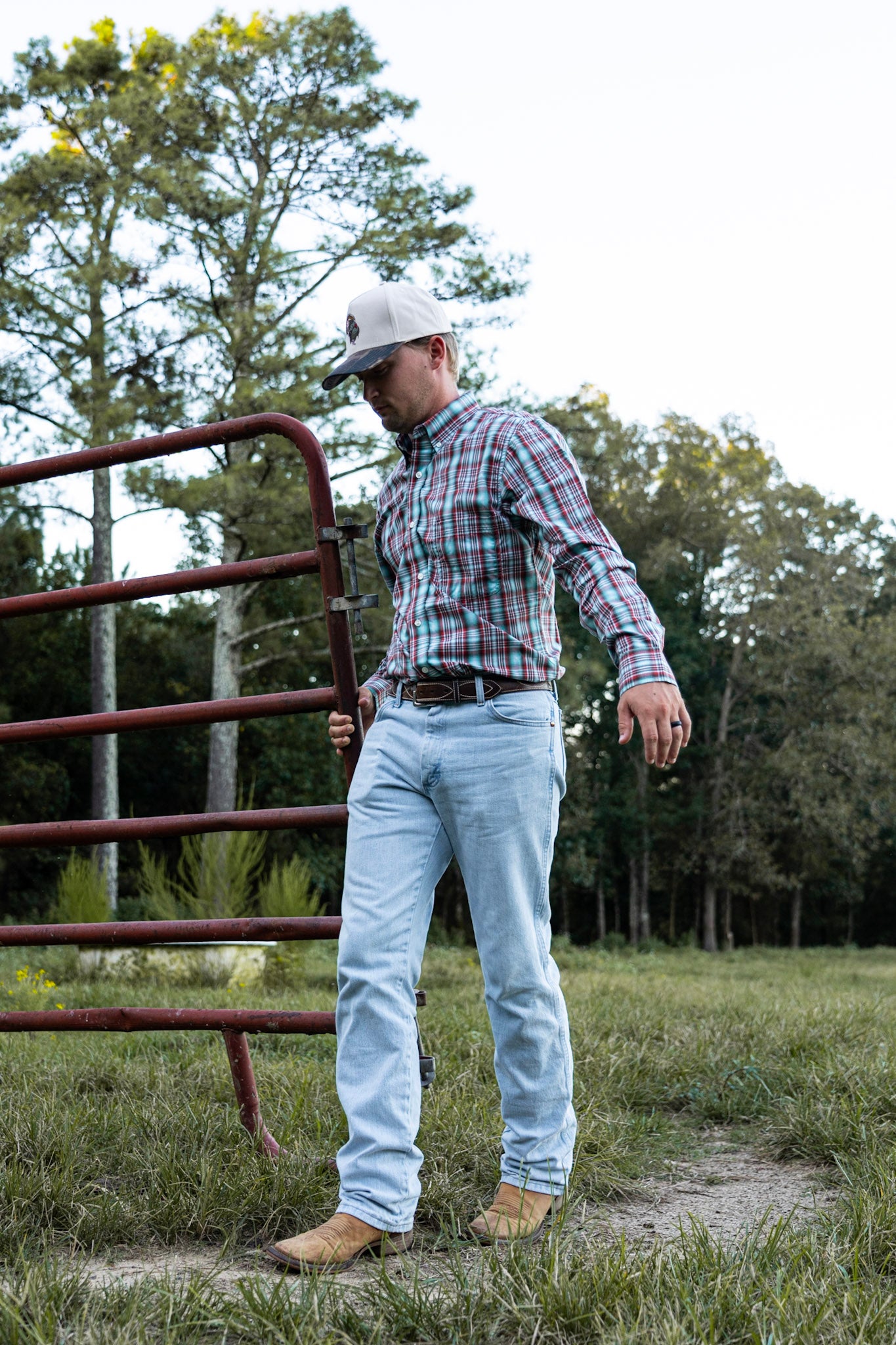 The Red Clay Button Up