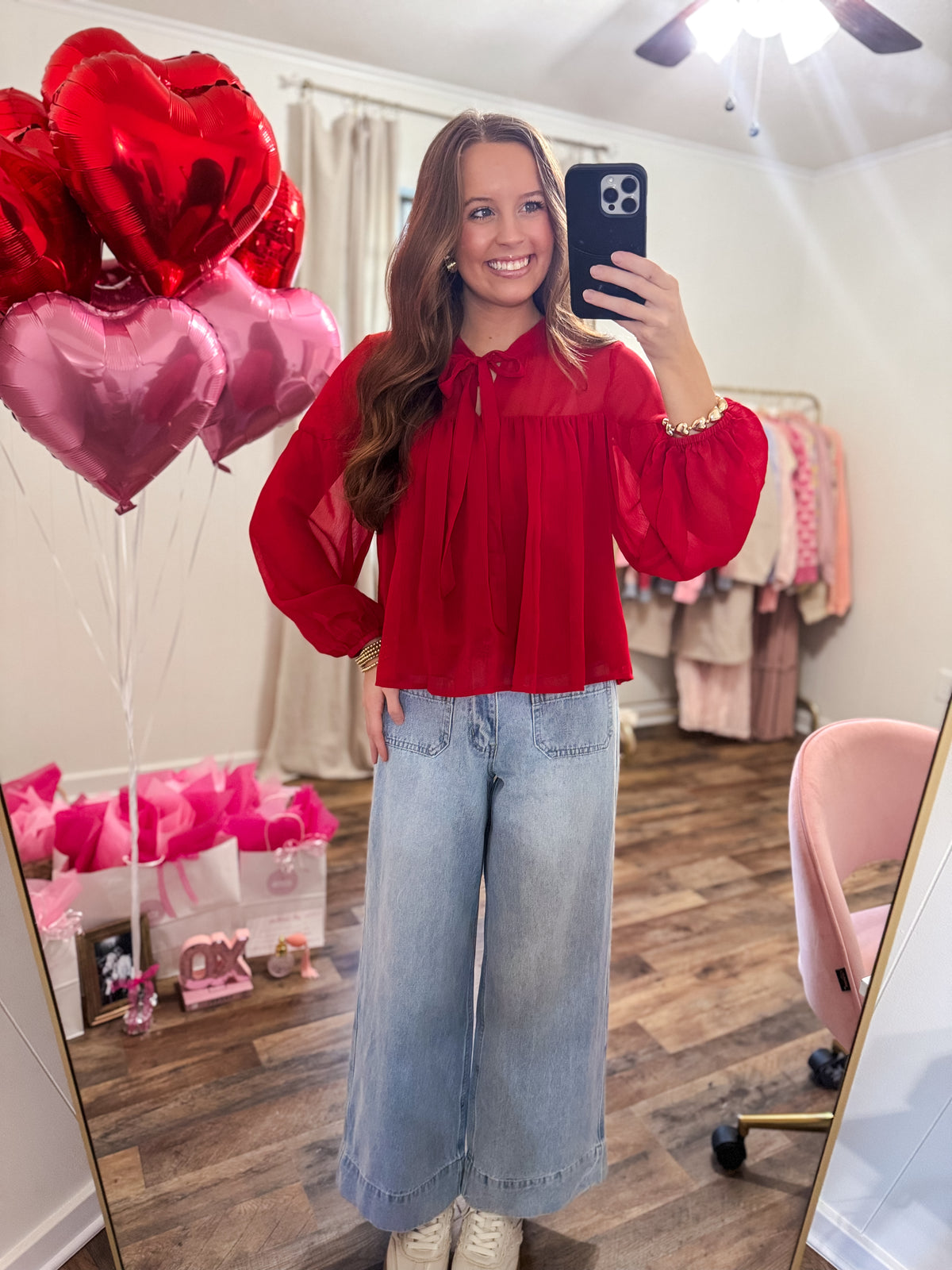 Final Sale Ribbon & Redeemer Blouse