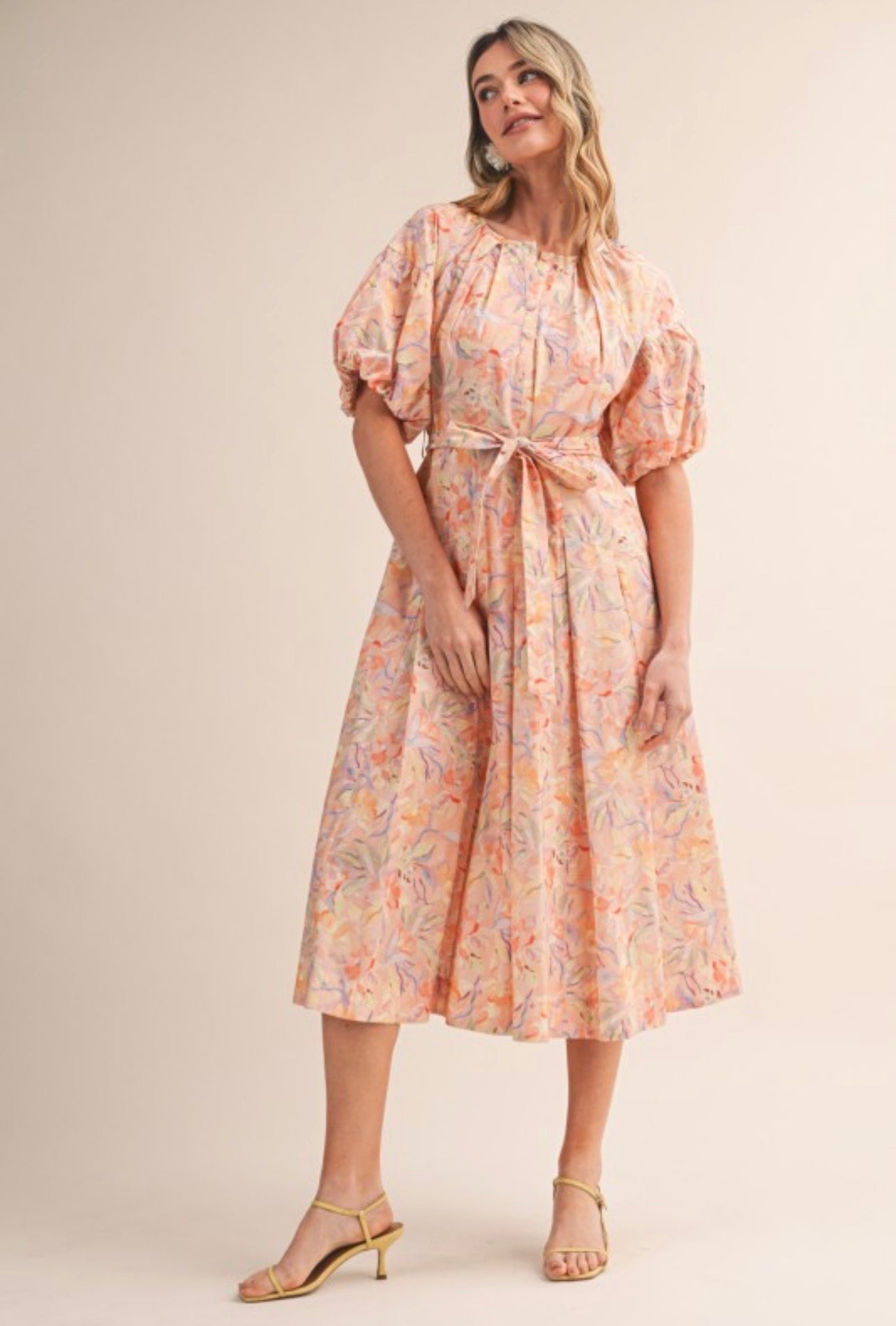 Pure Peach Blossom Midi