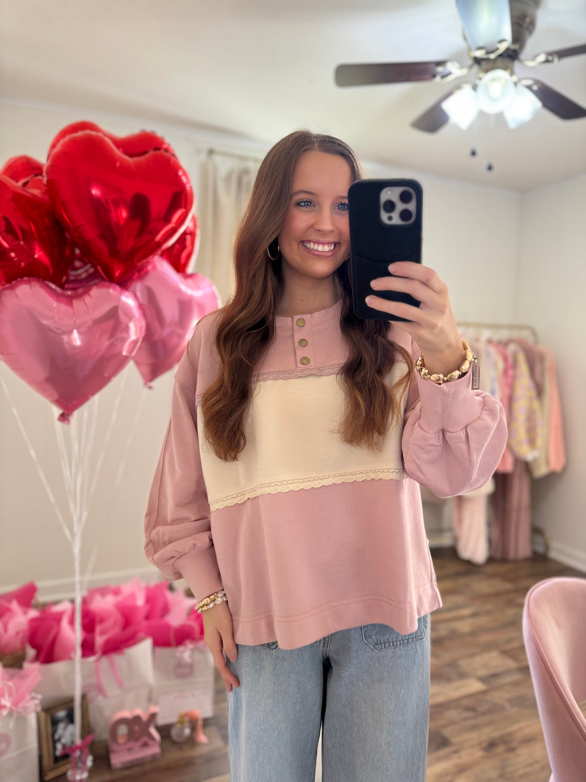 Final Sale Blush & Beloved Top