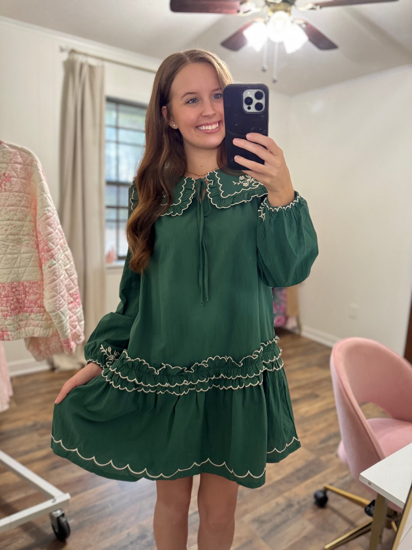 Evergreen Glam Dress