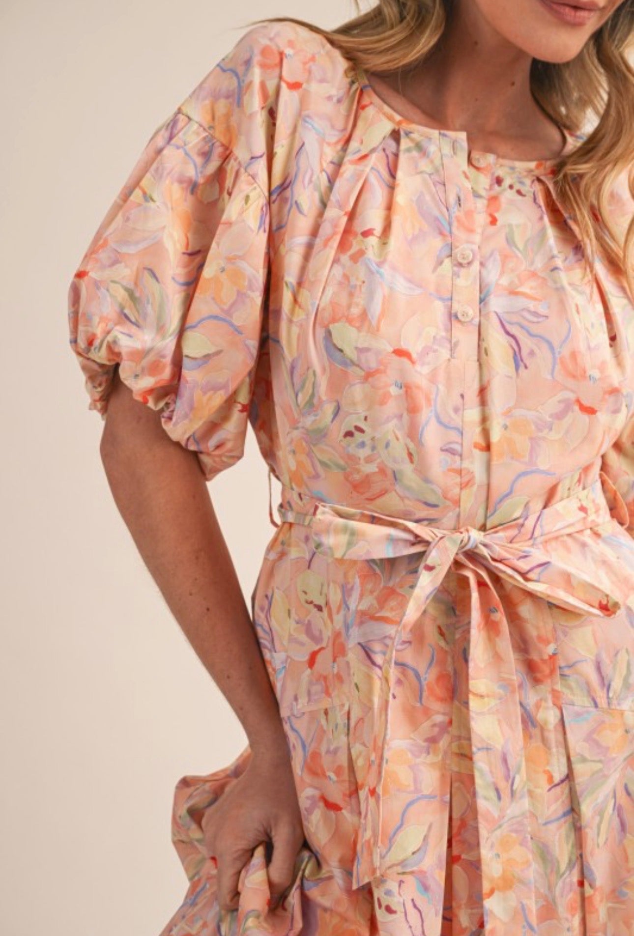 Pure Peach Blossom Midi