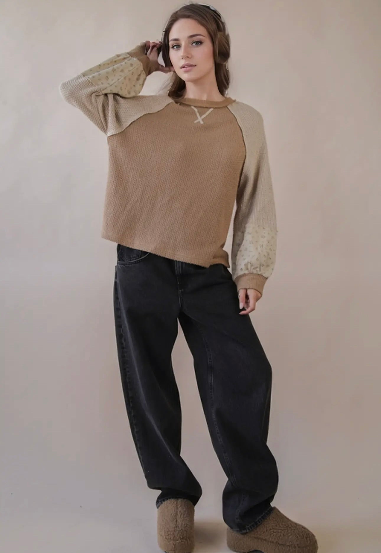 Rooted in Peace Knit Top