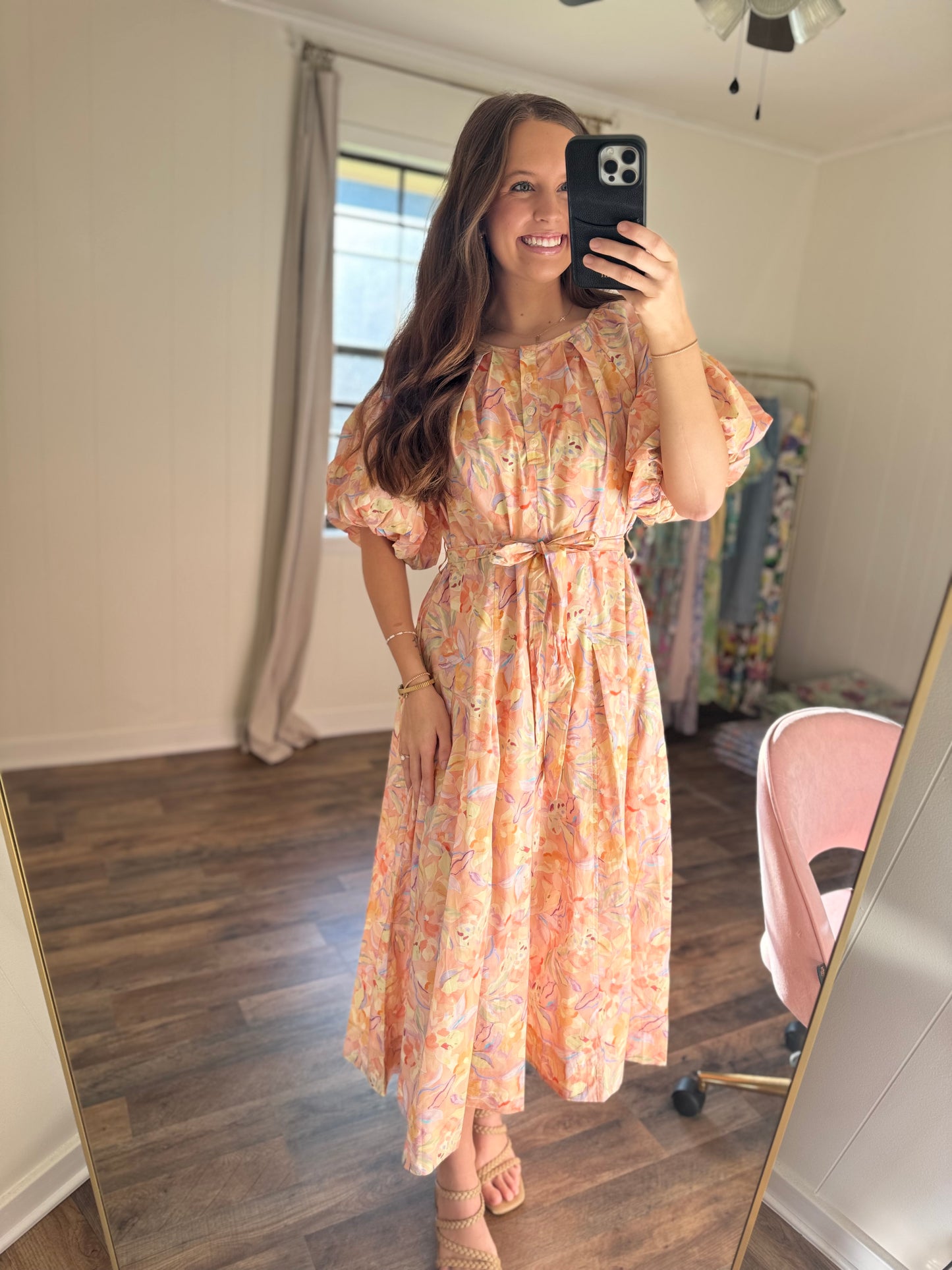 Pure Peach Blossom Midi