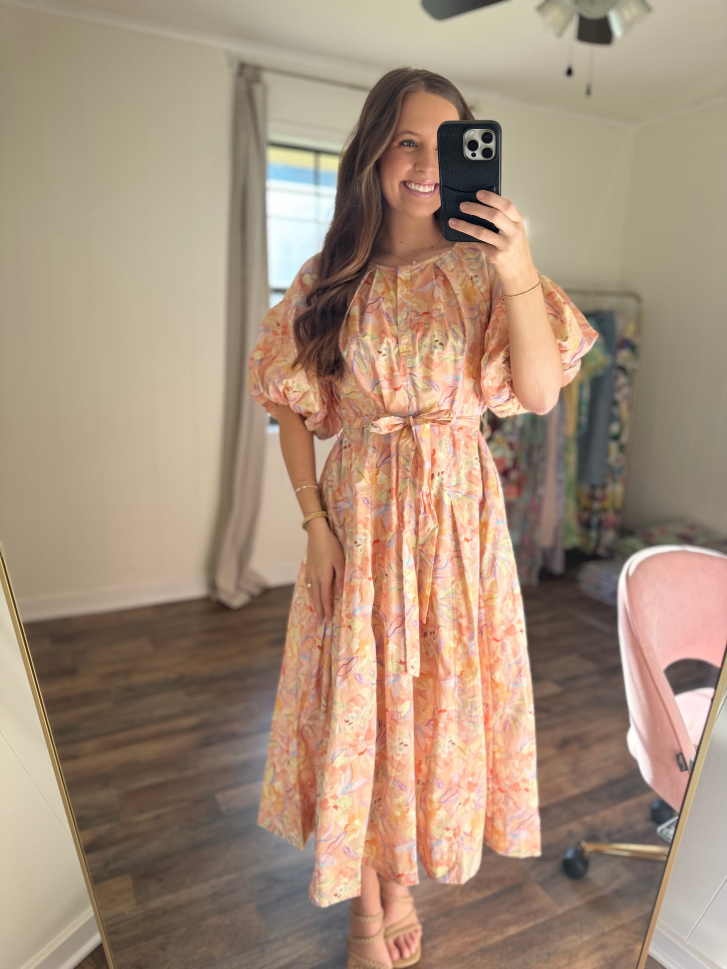 Pure Peach Blossom Midi