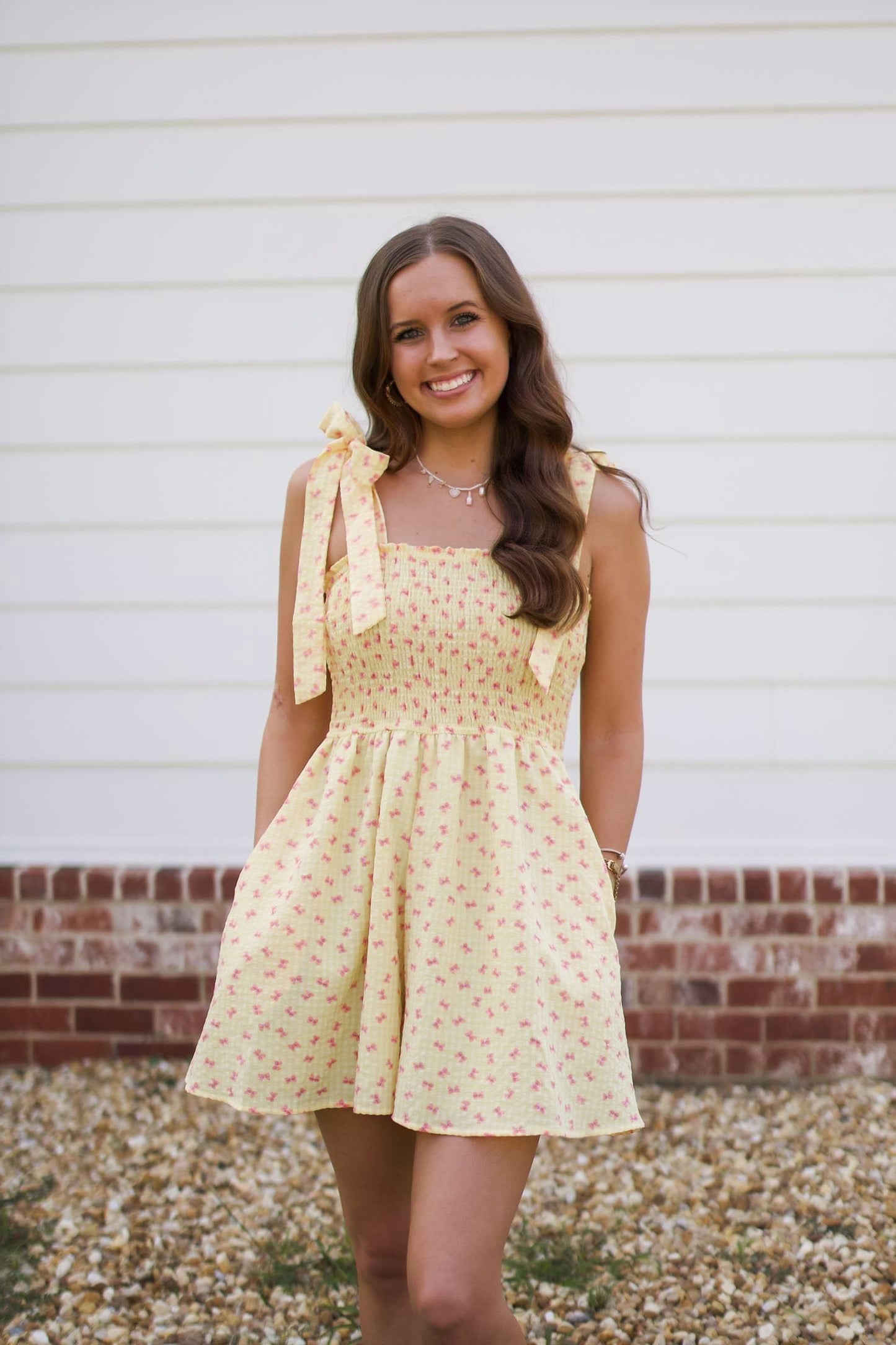 Sunkissed Bow Smocked Romper