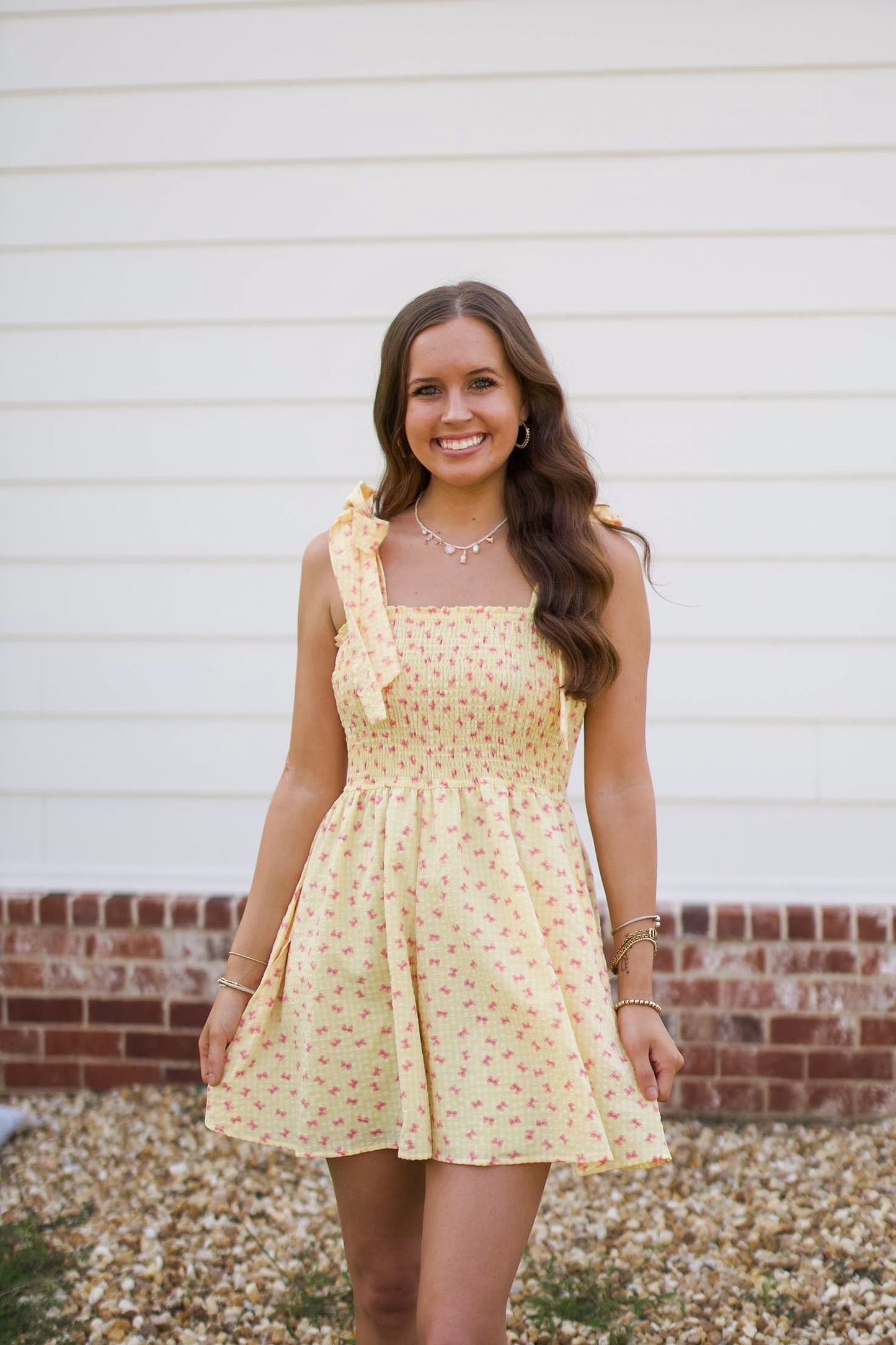 Sunkissed Bow Smocked Romper