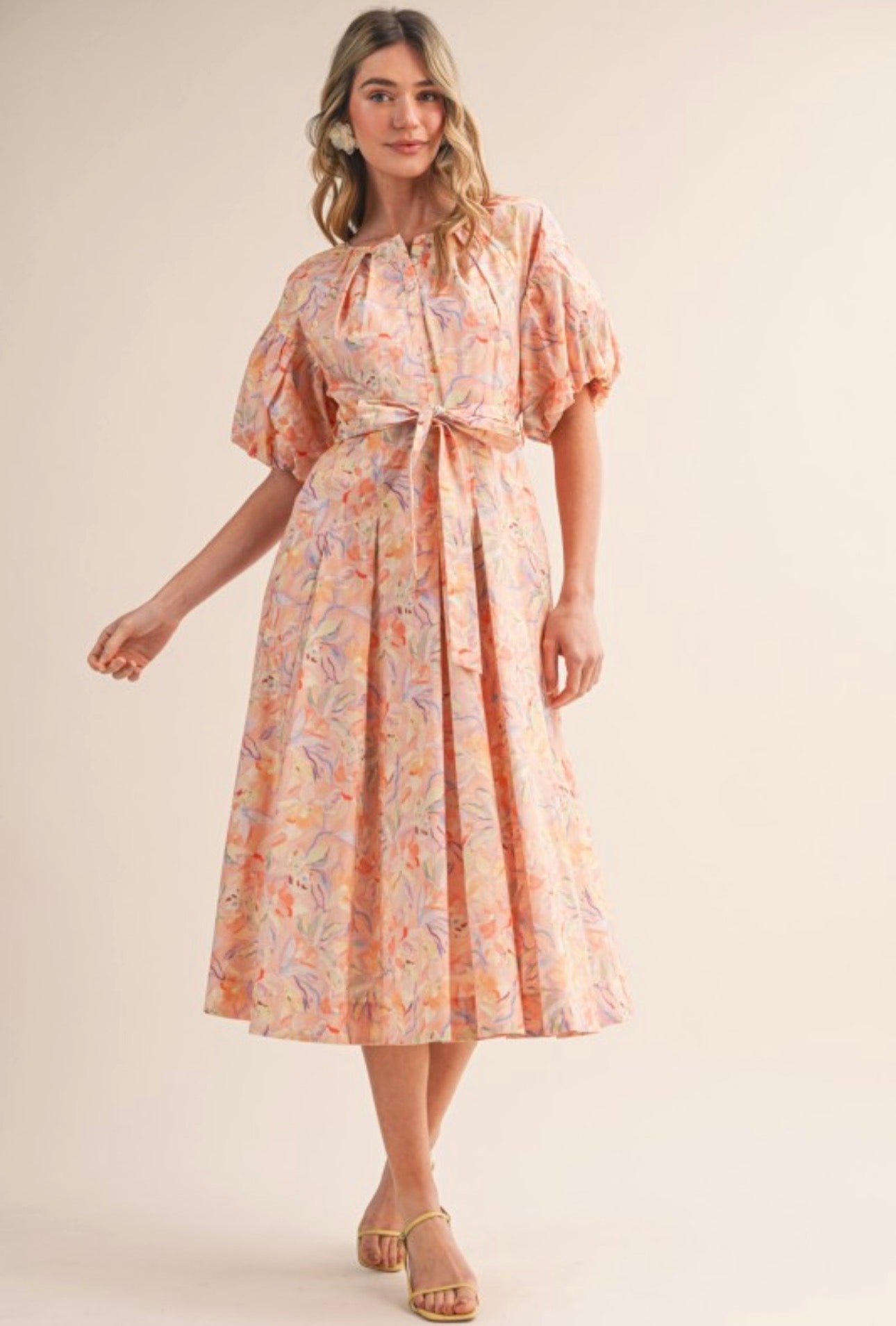 Pure Peach Blossom Midi