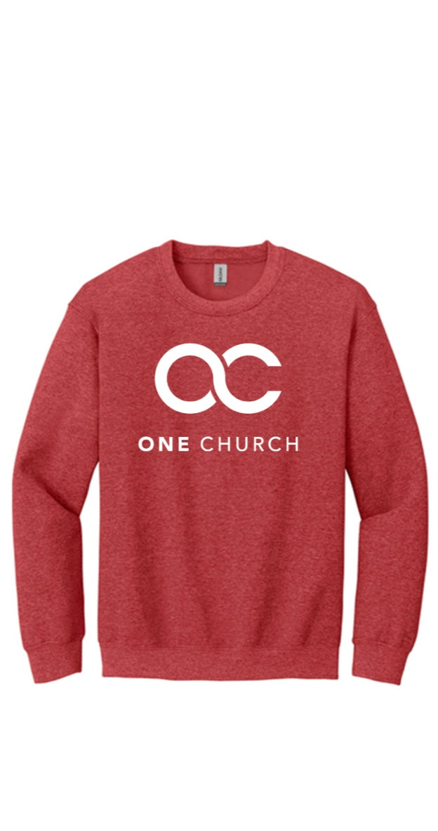ONE CHURCH SWEATSHIRT (RED)