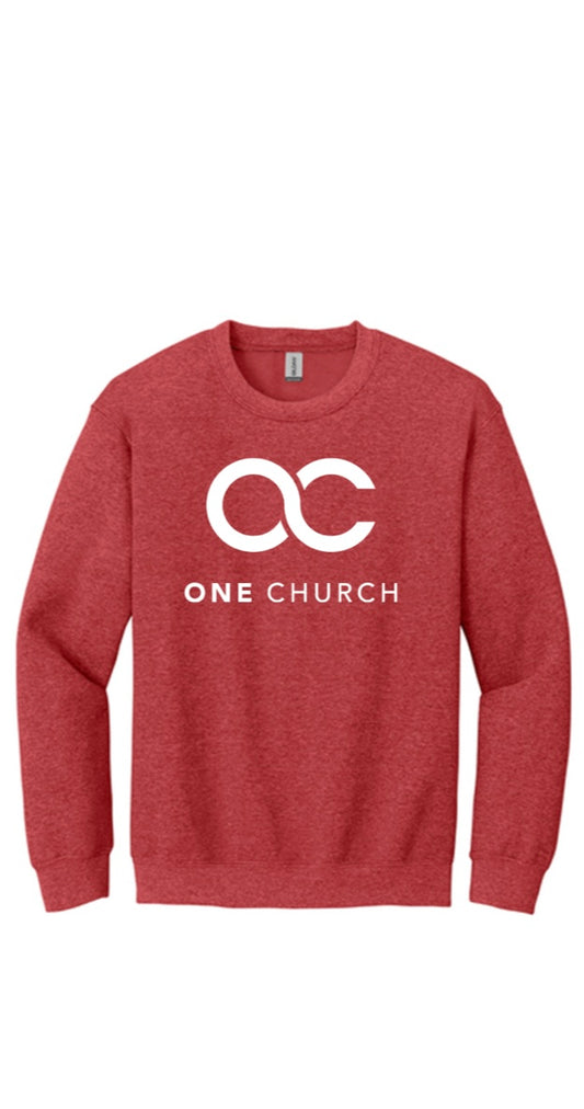 ONE CHURCH SWEATSHIRT (RED)