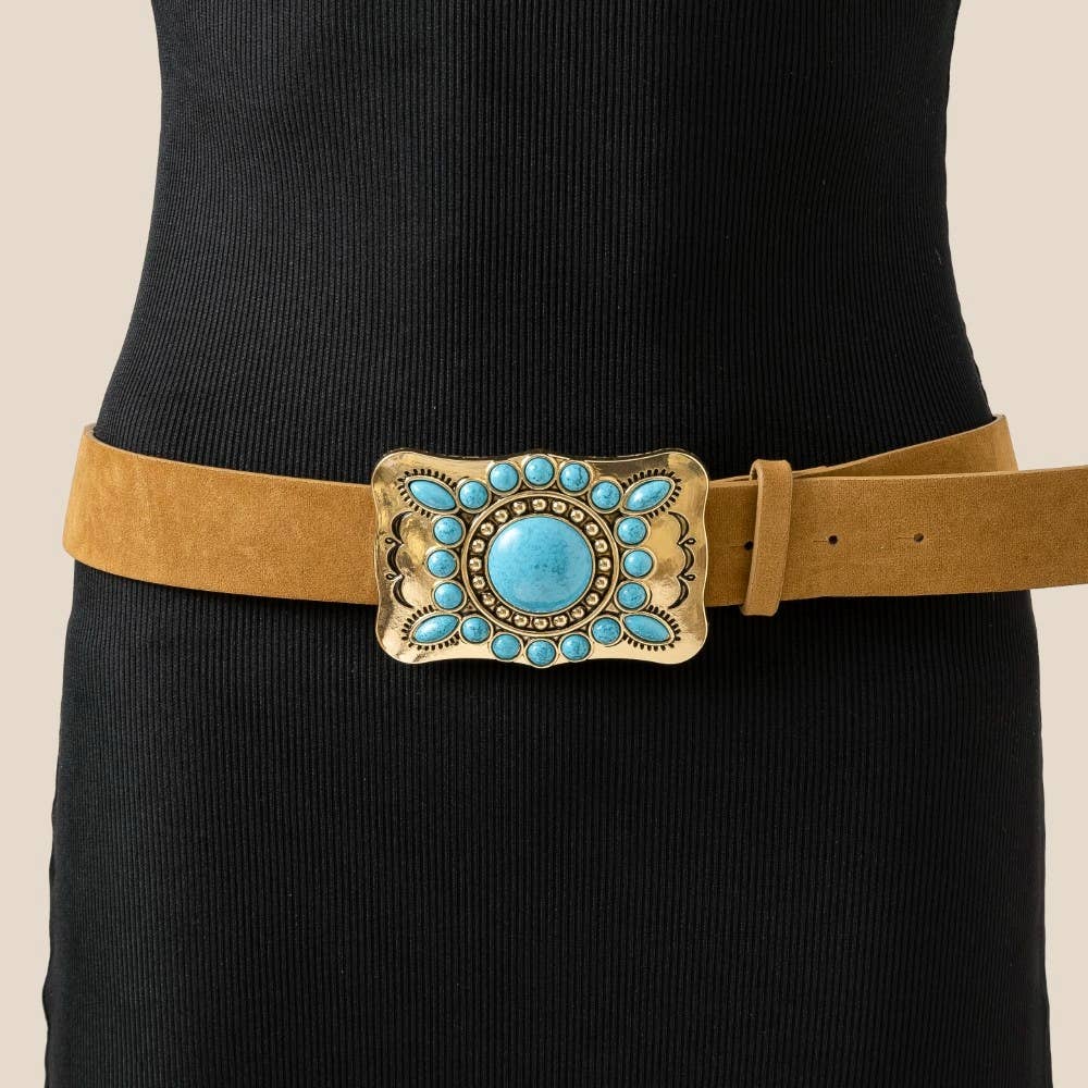 Final Sale Buckle Up Belt (Black and Brown)